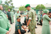 Kodim 0314/Inhil Gelar Korps Raport 36 Personel Bintara dan Tamtama Naik Pangkat