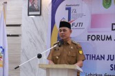 Bupati Herman Dorong Generasi Digital Inhil, Buka Pelatihan Jurnalistik TV, Konten Kreator dan Sosialisasi Hukum di Hotel Harmona Inn
