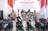Polres Inhil Ungkap Kasus Curanmor di 9 TKP, Tiga Pelaku Berhasil Diamankan