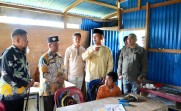 Kadis PMD Inhil Dampingi Bupati Inhil Tinjau Revitalisasi SD Negeri 005 Pulau Burung