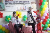Bunda PAUD Inhil, Katerina Susanti Gaungkan Edukasi Makan Sehat, Tanamkan 7 Kebiasaan Anak Sejak Dini
