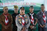 Bupati Indragiri Hilir (Inhil) Herman, membersamai kunjungan kerja Kepala Kepolisian Daerah (Kapolda) Riau, Irjen Pol Herrry Heryawan, ke Negeri 1000 Parit Hamparan Kelapa Dunia.