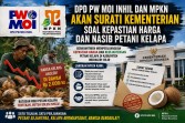 DPD PW MOI Inhil dan MPKN akan Surati Kementerian Soal Kepastian Harga Kelapa