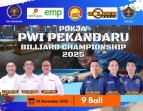 PWI Pekanbaru Gelar Billiard Championship 2025, 64 Wartawan Siap Adu Skill