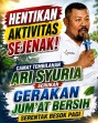 Tembilahan Bergerak! Camat Ari Syuria Serukan Gotong Royong Massal Jum’at Bersih