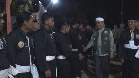 Pj.Bupati Inhil Herman Hadiri Pengesahan Warga Baru PSHT