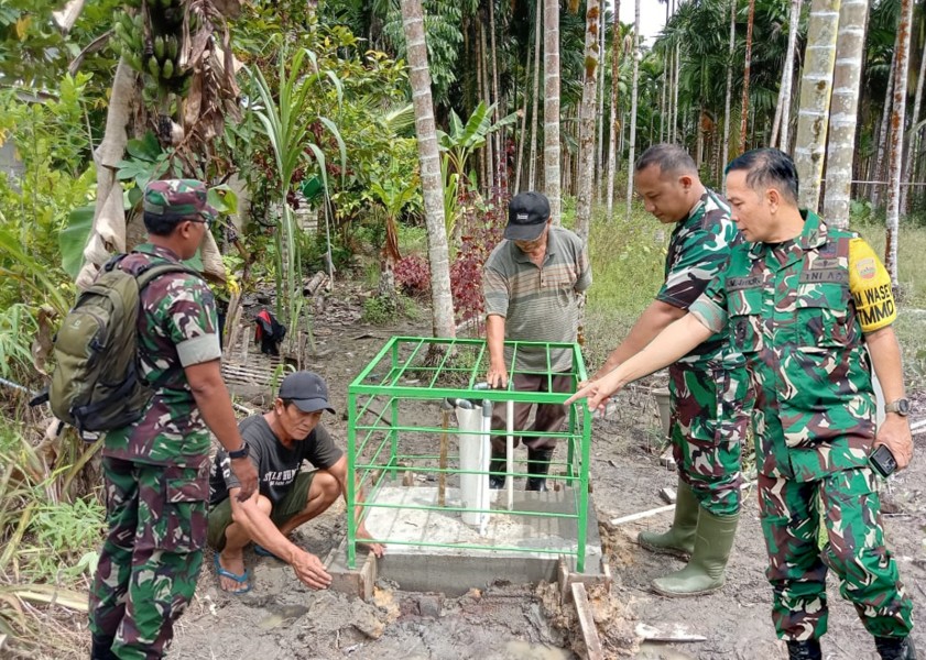 Tim Wasev Tinjau Lokasi TMMD ke-123 di Kecamatan Tempuling