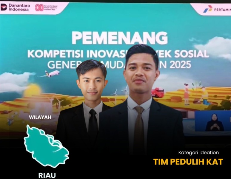Putra Inhil Robin Sanjayo dan Herman Farmi Raih Prestasi Gemilang di Kompetisi Inovasi Proyek Sosial PFmuda 2025