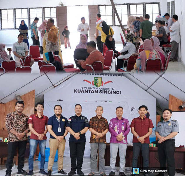 Imigrasi Kelas II TPI Tembilahan Gelar Layanan EAZY Passport dilingkungan Pemkab Kuansing