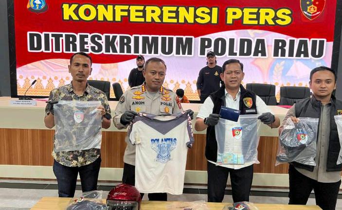 Perampok Berkaos Polisi di Riau Didor, Ternyata Satpam