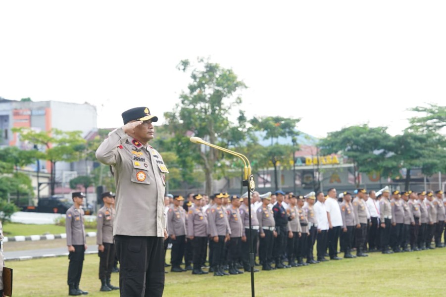 Apel Terakhir Wakapolda Riau, Brigjen Jossy Kusumo Sampaikan Pesan Haru Perpisahan