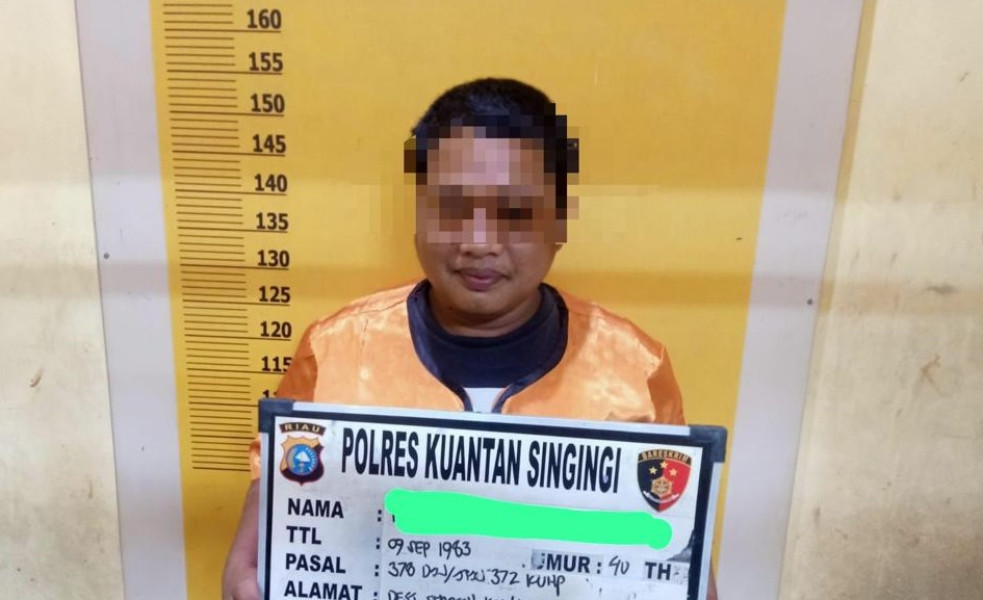 Penipu Jual Beli Tanah Fiktif Diringkus Polres Kuansing