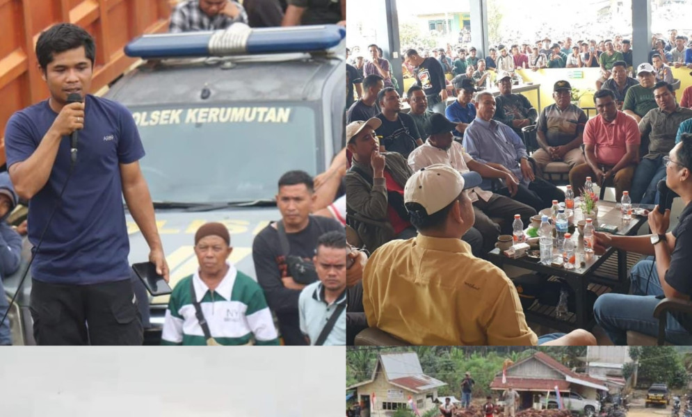 Mengenai Pemotongan Harga TBS, Petani Sawit Gelar Demontrasi di PT Sari Lembah Subur