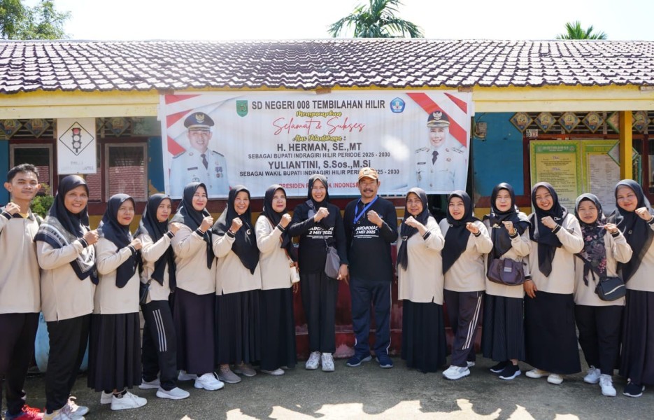 Wabup Inhil Tinjau Sarana Prasarana Sekolah Dasar