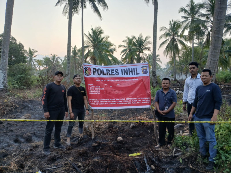 Petani di Pulau Burung Ditangkap Polisi Gara-gara Bakar Lahan