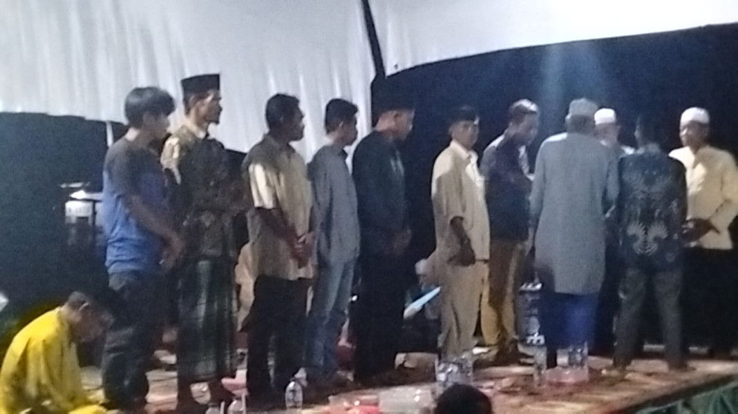 12 Kepala Parit Kukuhkan Haji Herman Sebagai Penasehat Yayasan NIB Ponpes Babussalam