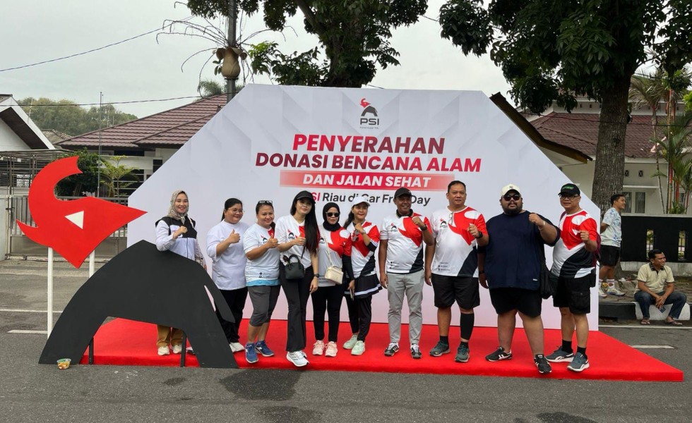 PSI Inhil Ikut Lepas Bantuan Kemanusiaan untuk Sumbar