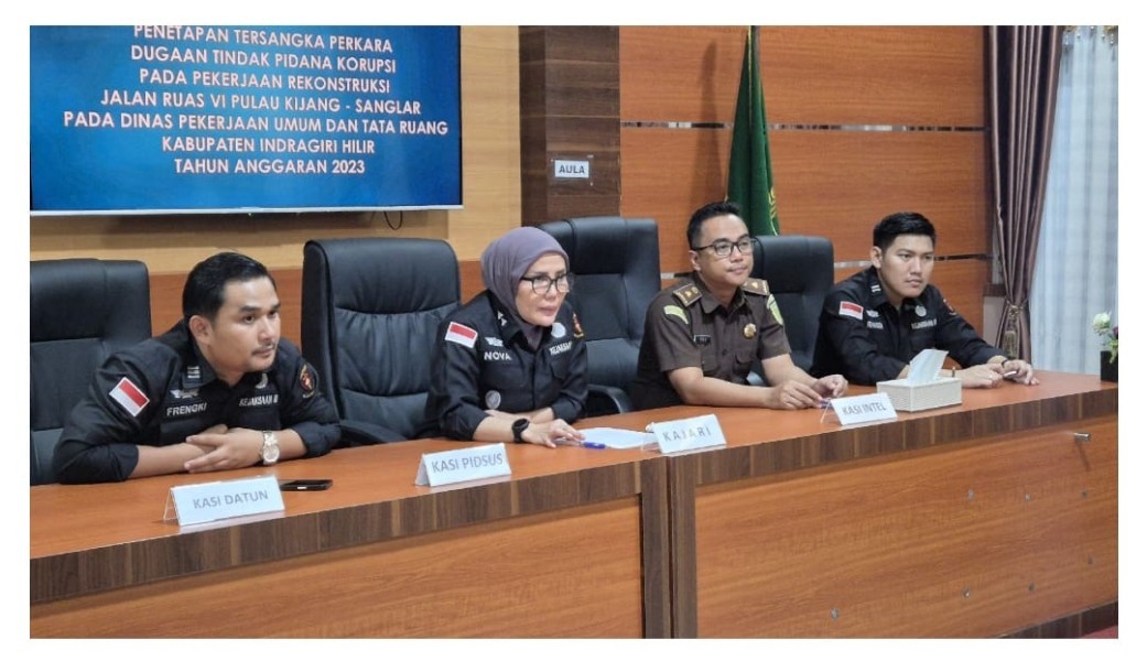Kabid Bina Marga Inhil Jadi Tersangka Dugaan Korupsi Pekerjaan Jalan di Kecamatan Reteh
