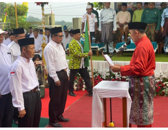 Pj Bupati Inhil Kukuhkan Forum RT/RW dan PC DMI Kecamatan Kemuning