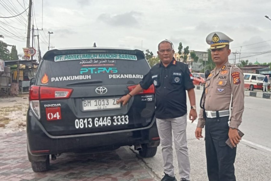 12 Travel Gelap dan 8 Truk ODOL Ditindak Tegas di Jalan Lintas Pekanbaru-Kampar
