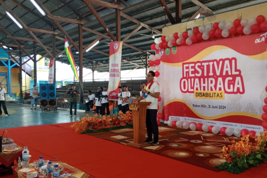Festival Olahraga Siswa Disabilitas di Rohil, Deputi Kemenpora RI: Beri Mereka Kesempatan Dulang Prestasi