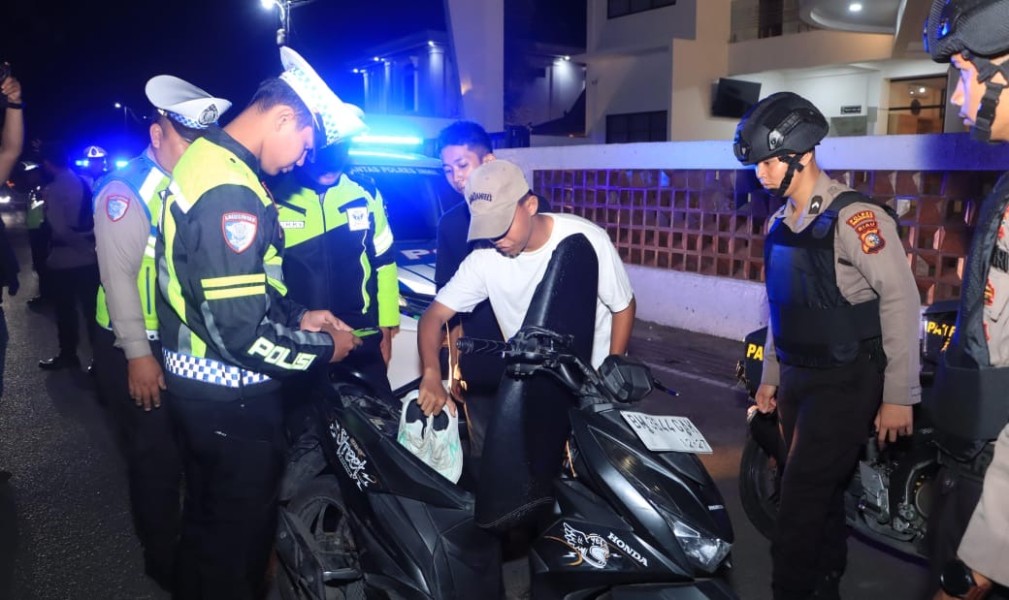 Patroli Premanisme, Kapolres: Tak Ada Tempat bagi Preman di Inhil