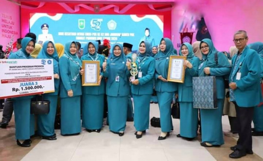 Pj Ketua TP PKK Inhil, Hj. Katerina Susanti Hadiri Puncak HKG PKK Ke-52 Dan Jambore Kader PKK Tingkat Provinsi Riau Tahun 2024