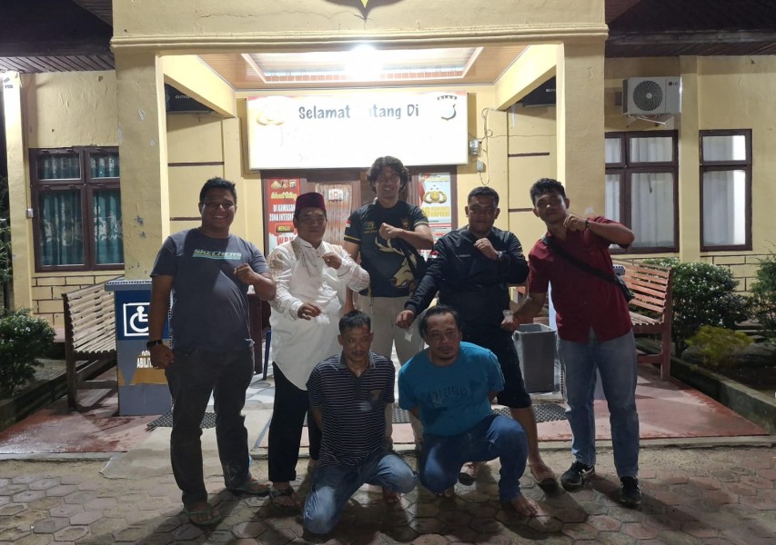 Polsek Pujud Tangkap Dua Pengedar Sabu, BB 54,02 Gram