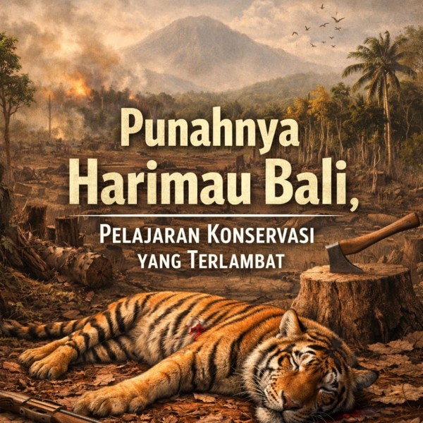 Punahnya Harimau Bali, Pelajaran Konservasi yang Terlambat