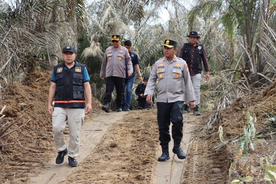 Polres Inhil Gandeng Bidlabfor Polda Riau Selidiki Dugaan Ledakan Pipa Gas PT TGI