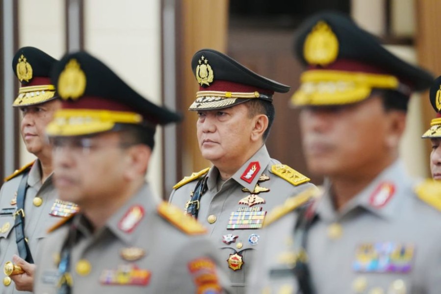 Kapolri Pimpin Serah Terima Jabatan Sejumlah Pejabat Polri