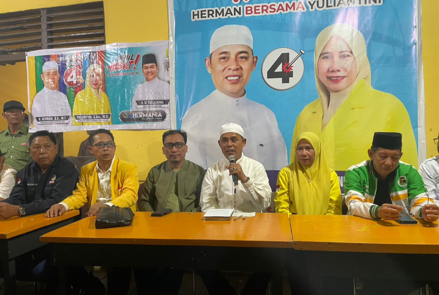 Menang Telak Hampir Disemua TPS, Suara Haji Herman-Yuliantini Capai 60%