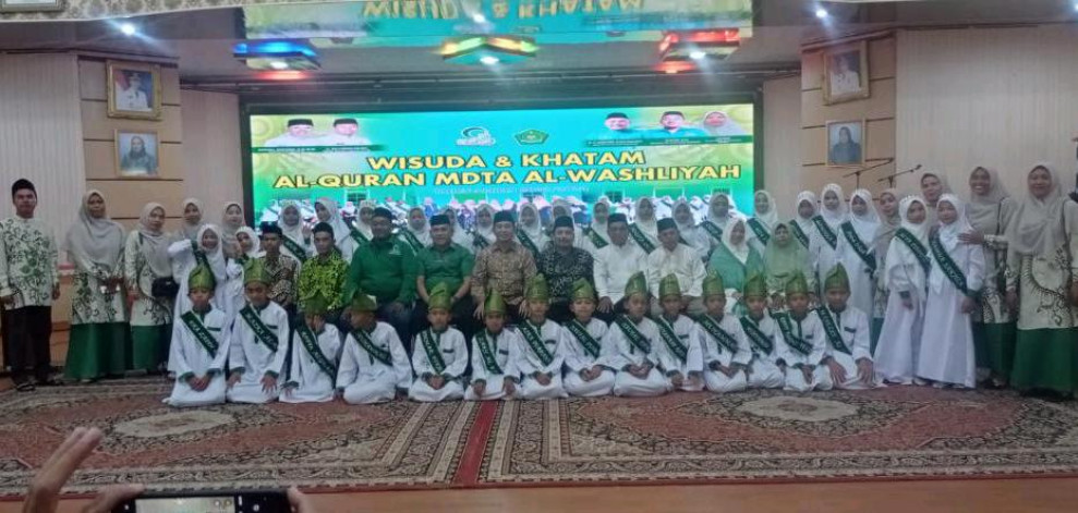 35 Murid MDTA Alwasliyah Bagansiapiapi di Wisuda