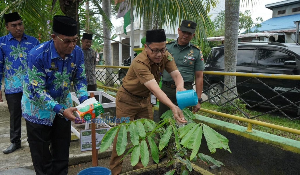 Peringatan Hari Bumi ke-55, Bupati Inhil Hadiri Launching Penanaman 1 Juta Pohon Matoa