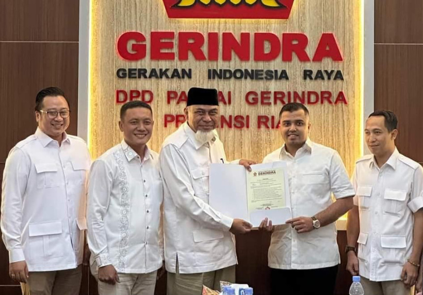 Ditandatangani Prabowo, Ustadz Suhaidi Ditunjuk Sebagai Bakal Calon Bupati Inhil dari Partai Gerindra