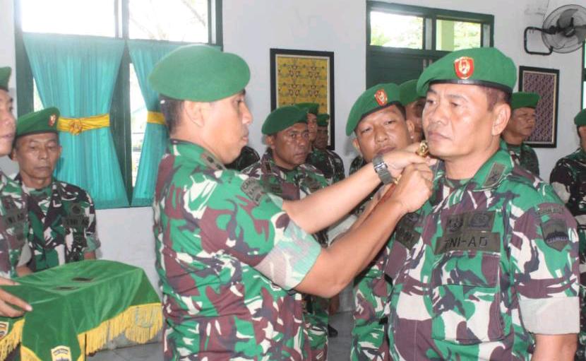 Kapten Arh Sugiono Danramil 04/Kuindra Pindah Tugas Diganti Kapten Czi John Kenedi
