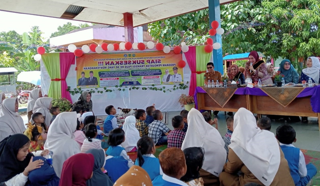 Hari Anak Nasional, Bunda PAUD Kunjungi Sekolah
