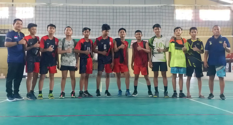 Seleksi Pelajar SLTP Inhil Persiapan Kejurda Bola Voli Riau 2023