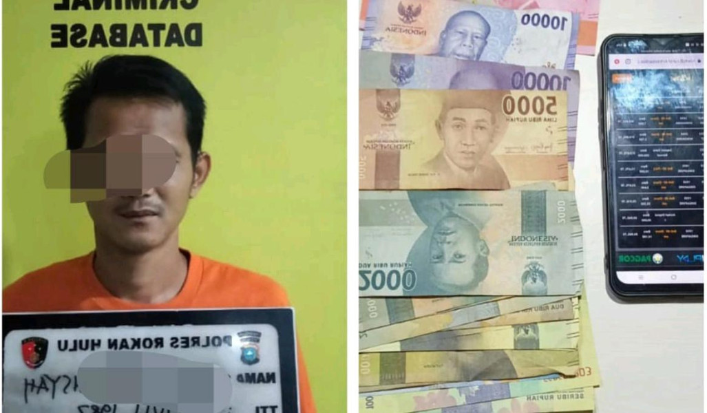 Pelaku Perjudian Togel Ditangkap Tim Resmob Polres Rohul