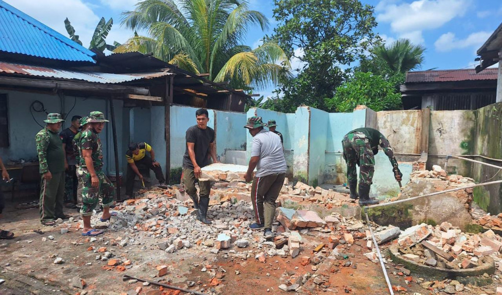 Korem 031/Wira Bima Renovasi Panti Asuhan Bhakti Mufariddun Sebagai Bentuk Kepedulian Sosial