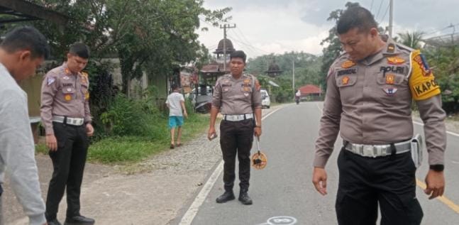 Pasutri Tewas Dilindas Truck di Jalan Lintas Telukkuantan-Kiliran Jao Kuansing