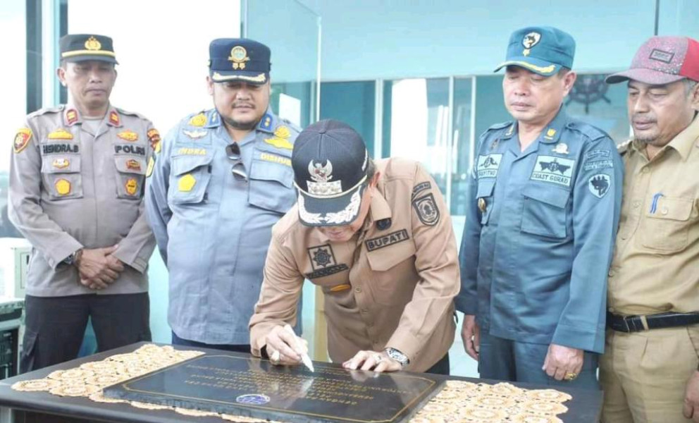 Bupati Inhil Resmikan Pelabuhan Kuala Gaung