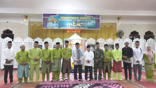 PEMANTAPAN CALON PESERTA MUSABAQOH TILAWAH QUR'AN KE 54 KECAMATAN TEMBILAHAN HULU