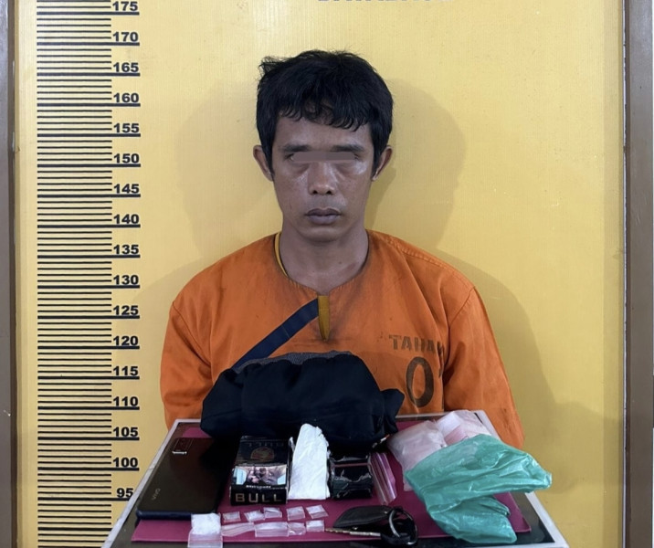 Satres Narkoba Ringkus Pengedar Narkoba di Jalintim, Ditemukan 4,72 Gram Sabu