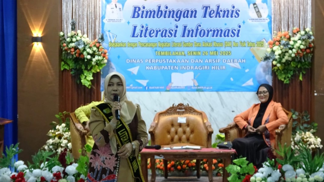 Dorong Budaya Baca, Pemkab Inhil Gelar Bimtek Literasi Informasi