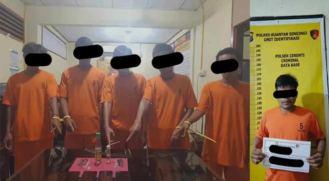Polres Kuansing Ungkap Dua Kasus Narkoba Ditempat Berbeda, Cerenti dan Kuantan Hilir