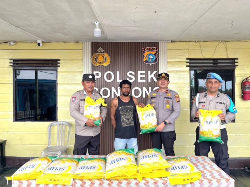 Polsek Concong Gelar Gerakan Pangan Murah, Ringankan Beban Warga