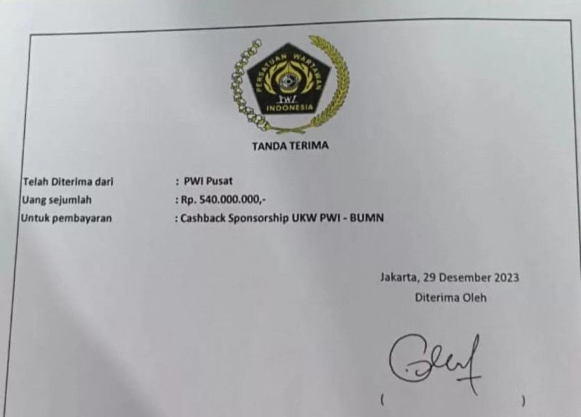 Kasus Dugaan Korupsi di PWI Pusat Harus Segera Dituntaskan secara Hukum