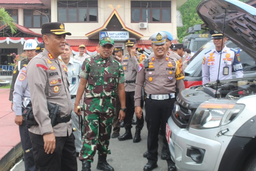 Dandim 0314/Inhil Hadiri Apel Pasukan Patuh Lancang Kuning 2023