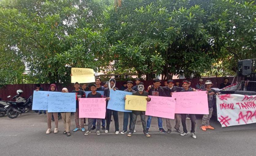 AMPI Demo Pj Bupati Inhil Tuntut Segera Lantik Sekda Difinitif